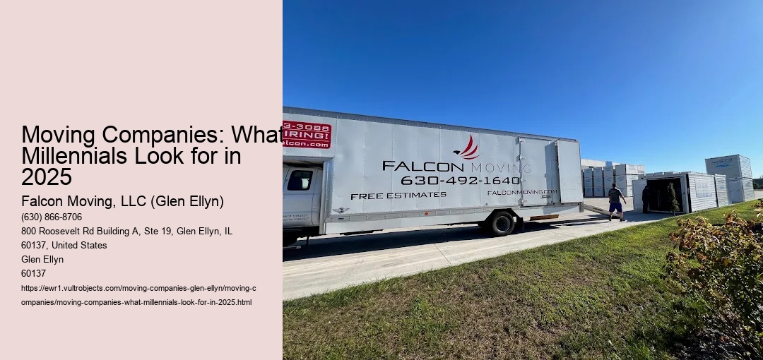 Moving Companies: What Millennials Look for in 2025