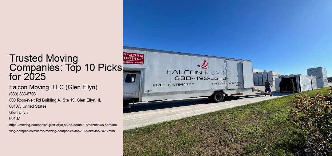 Trusted Moving Companies: Top 10 Picks for 2025